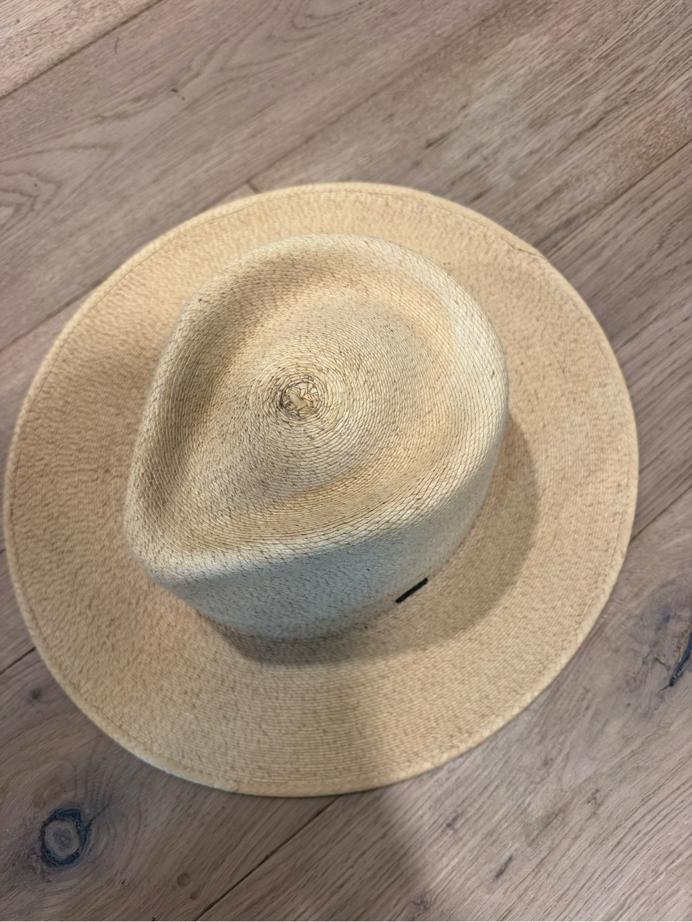 Brixton Marcos Fedora straw hat - Natural - sz Medium - Picture 6 of 10